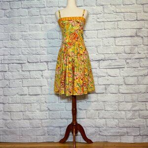 Cowgirls in Paris Floral Polka Dot Mini Dress